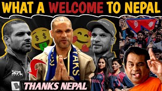 What a Welcome to Nepal From Indian Players Shikhar Dhawan  Nepal Premier League 2024 [upl. by Cortney865]