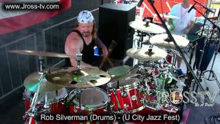 James Ross  Rob Silverman Drums  quotU City Jazz Fest 2015quot  wwwJrosstvcom St Louis [upl. by Berlinda]