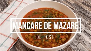 Mancare de Mazare cu Sos de Rosii  Reteta de Post cu Mazare [upl. by Purdy971]