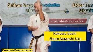 Kokutsu dachi  Shuto Mawashi Uke  Winter camp in Turkey WKB [upl. by Knuth]