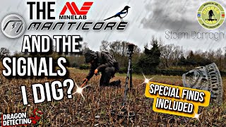 MINELAB MANTICORE And The Signals I Dig  SPECIAL Finds Included  Metal Detecting vlog youtube [upl. by Eemak180]