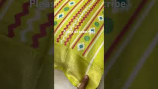 Handloom Soft Dola Silk butterfly design zari BorderOrder6305917092cost620fsShortsViralNew [upl. by Stannwood]