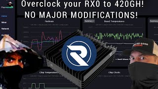 Overclock your Iceriver RX0 Radiant ASIC with pbfarmer firmware CHEAPFREE MODS [upl. by Pepin108]