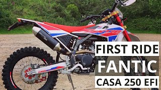 First Ride Fantic Casa 250 EFI [upl. by Amikay]