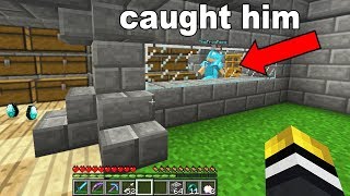 I played Minecraft at 2AM and found someone breaking into my faction base HE LEFT SIGNS TOO [upl. by Liris]