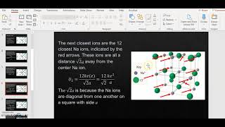 Derivation of the Madelung constant [upl. by Ronnie]