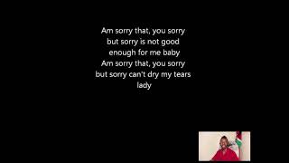 KARAOKE MUSIC  TARRUS RILEY SORRY IS A SORRY WORD WITH ZJ SANTORHZ [upl. by Itirahc]