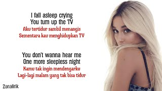 Ariana Grande  Dont Wanna Break Up Again  Lirik Terjemahan [upl. by Antoinetta716]