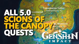 All Scions of the Canopy Quests Genshin Impact [upl. by Iddet775]