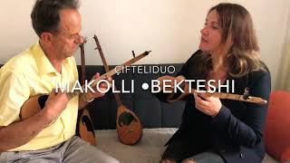 Makolli • Bekteshi ne Çifteli  Moj bardhokë flokëkurorë 2018 [upl. by Ekul]