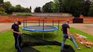 Sportspower Trampoline Build  Timelapsed [upl. by Ylerebmik]