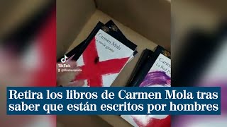 Una librería retira los libros de Carmen Mola tras descubrir que están escritos por tres hombres [upl. by Gipps]