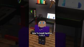 How To Install Optifine 1213 shorts [upl. by Dasha]