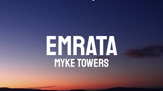 Myke Towers  EMRATA LetraLyrics [upl. by Cherilynn382]