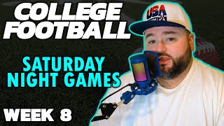 College Football Saturday Night Picks Week 8 Predictions  The Sauce Network  Kyle Kirms 1021 [upl. by Nnylakcaj774]