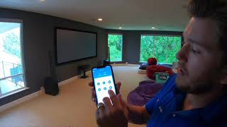 Lutron Automated Shades for Home Theaters amp Screen Innovations in DALLAS TEXAS [upl. by Keverne]