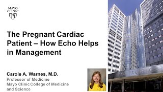 The Pregnant Cardiac PatientHow Echo Helps in Management [upl. by Eimiaj]