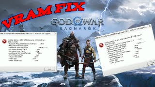 God of War Ragnarok CRASH FIX Insufficient VRAM Error Solution  3 Steps  VRAM Error Fix [upl. by Mannes987]