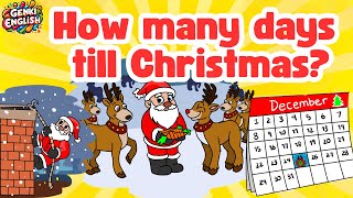 How many days till Christmas Song GenkiEnglishcom [upl. by Rodl955]