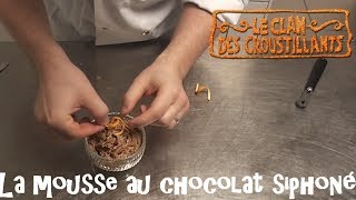 Comment réaliser la mousse au chocolat au siphon [upl. by Anil]