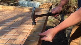 How to build Dog fence  Garden fence DIY [upl. by Milewski]