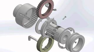 Mechanisch betätigte Lamellenkupplung XplodMontage [upl. by Esilrahc255]