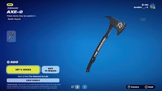 AXEO Pickaxe Gameplay In Fortnite [upl. by Lothair]