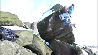 Brass monkeys 7c  Stanage [upl. by Onilatac]