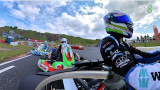 Senior Rotax final goes to the last lap again UKC 2021 Rd 2 Rowrah Part 5 [upl. by Saied]