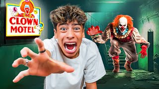 Escaping a Haunted CLOWN Motel 🤡 [upl. by Lienet]