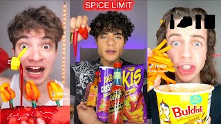 Spicy Food Challenge Luke Did That RamiSpizee Tik Tok 2024 [upl. by Zosi]