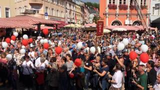 Säubrennerkirmes 2016 Umzug in der Innenstadt I [upl. by Sirronal]