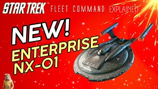 NEW Enterprise NX01  How to play Star Trek Fleet Command  Outside Views STFC [upl. by Oecile]