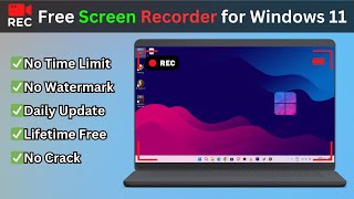 free screen recorder for windows 11  best screen recorder for laptop amp pc 2024 ✅✅ [upl. by Oz]