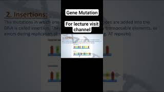 Gene mutation Mutagens Types of mutation conceptsofbotany [upl. by Cr]