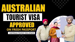 AUSTRALIA TOURIST VISA APPROVED ON FRESH PASSPORT  TOURIST VISA AUSTRALIA  AUSTRALIA TOURIST VISA [upl. by Botti]