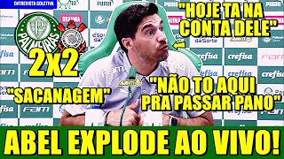 COLETIVA DE ABEL FERREIRA APÃ“S PALMEIRAS X CORINTHIANS [upl. by Idnal]