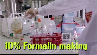 10 Formalin making process How to make 10 formalin for preservation [upl. by Lordan874]