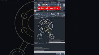 Autocad mechanical practice drawing  2d drawing  autocad tutorial in hindi  autocad 2d [upl. by Marcos]