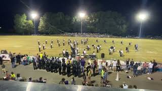 8232024 Cleveland High School Golden Force Marching Band  Whitesburg Christian Academy [upl. by Dlanigger]