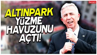 Mansur Yavaş Altınpark Yüzme Havuzu Açılış Töreninde konuştu [upl. by Durtschi885]