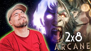 ✨ ¡TODO ESTÁ PERDIDO  ARCANE 2X08  REACCION [upl. by Gnohp]