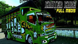 SANGAT MBOIS TRUK CANTER SIMPEL FULL MBOIS  MOD BUSSID TERBARU [upl. by Leahcimsemaj171]