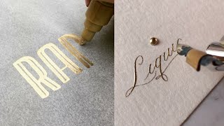 AMAZING CALLIGRAPHY AND LETTERING WITH A MARKER WITH A PEN SUPER CALLIGRAPHY [upl. by Pitt877]