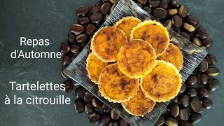 Tartelettes à la citrouille  Une entrée idéale pour un repas dautomne 🍂 [upl. by Yelkrab939]