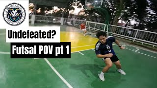 Can we remain undefeated Wolfram 5V5 Futsal POV PT 1 [upl. by Meyeroff4]