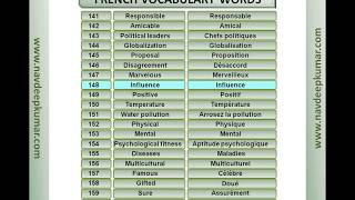 FRENCH DELF B1 Vocabulary Part 2 [upl. by Orville532]