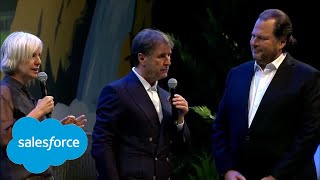 Fireside Chat with Brunello Cucinelli and Marc Benioff  Salesforce [upl. by Zerimar]