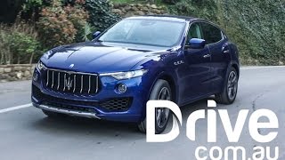 Maserati Levante First Drive Review  Drivecomau [upl. by Atiloj129]