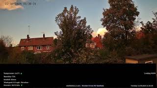 TimeLapse 22102024 WNW Facing Camera  Sheffield UK [upl. by Lunnete]